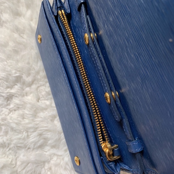 Prada Vitello Move Wallet on Strap in Bluette - Picture 5 of 6